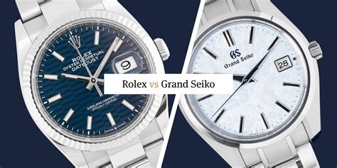 grand seiko quality vs rolex